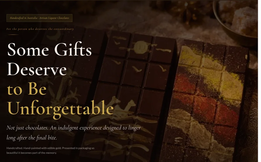 Coco De Venci website homepage hero
